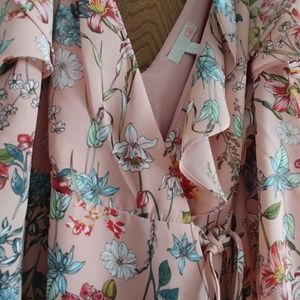 ***NEW*Gianna Bini Floral Escapade Wrap Dress (GB)